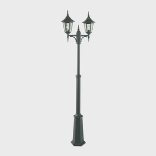 Norlys - Modena 2 Buiten Park Lamp Breed voor Beton Anchorage Zwart