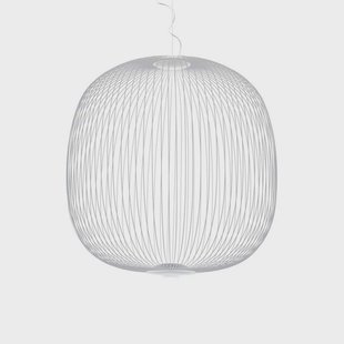 Spokes 2 Large LED Hanglamp Dimbaar Wit Foscarini - Metaal