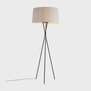 Santa & Cole - Trípode G5 Vloerlamp Black/Natural
