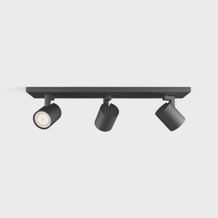 Runner Bar/Tube 3x5,5 White Amb. Black - Philips Hue - Metaal