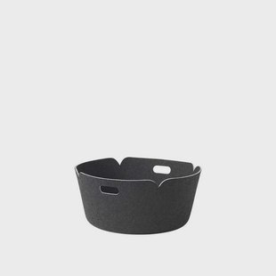 Muuto - Restore Round Mand Black Melange