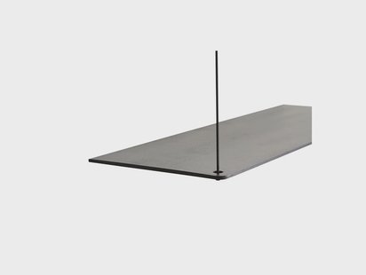 Woud - Stedge Add-on Plank L80 Black