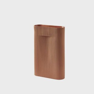 Muuto - Ridge Vase H48,5 Terracotta