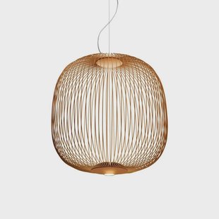 Spokes 2 LED Hanglamp Dimbaar Koper Foscarini - Metaal