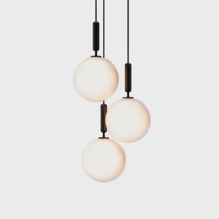 Nuura Aps - Miira 3 Kroonluchter Large Rock Grey/Opal White Nuura