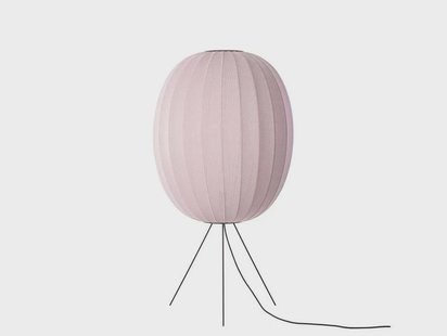 Made By Hand - Knit-Wit 65 Hoog Oval Vloerlamp, 130 cm, roze
