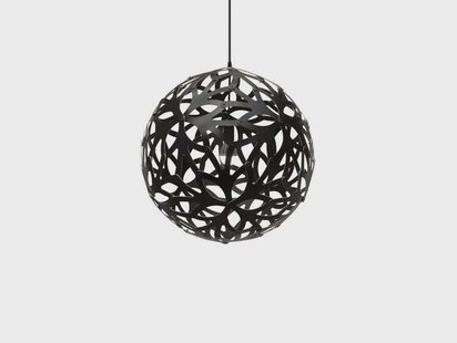 david trubridge - Floral Hanglamp Ø80 Zwart