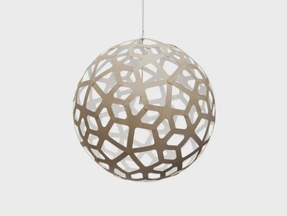 david trubridge - Coral Hanglamp Ø120 Wit 1 Kant