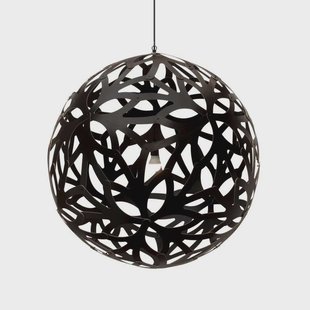 david trubridge - Floral Hanglamp Ø120 Zwart 2 Kanten