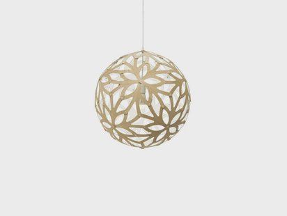 david trubridge - Floral Hanglamp Ø60 Wit 1 Kant