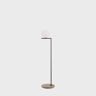 IC F1 buitenlamp, antraciet, marmer/travertin FLOS - Terras - Metaal