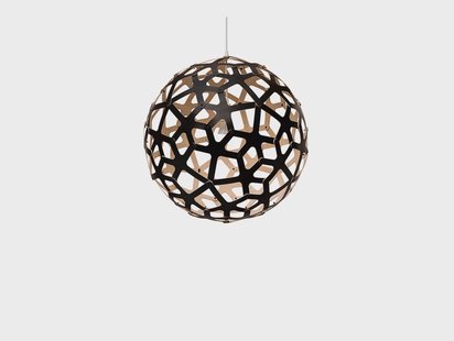 david trubridge - Coral Hanglamp Ø60 Zwart 1 Kant