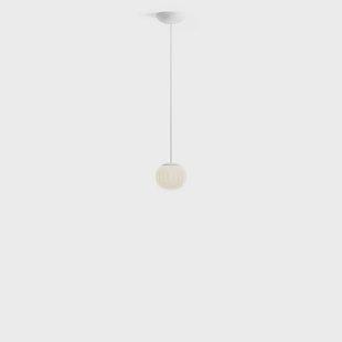 Lita Hanglamp Ø14 White Luceplan - Woonkamer - Glas