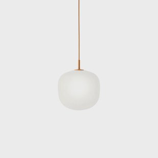Muuto - Rime Hanglamp Ø25 White/Orange