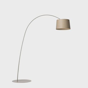 Twiggy LED Vloerlamp Greige/Wood Foscarini - Woonkamer - Metaal