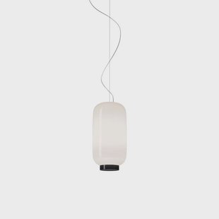 Chouchin 2 Reverse Hanglamp White/Black Foscarini - Eetkamer - Glas