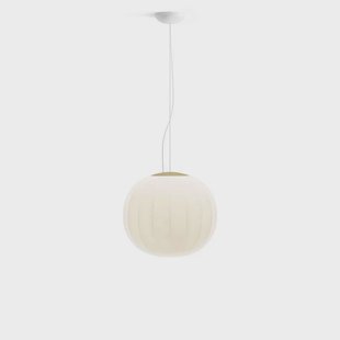 Lita Hanglamp Ø42 Brass Luceplan - Woonkamer - Glas