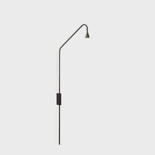 Austere Wandlamp Touch Plug Dim Black Trizo21 - Woonkamer - Messing