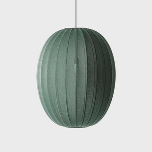 Made By Hand - Knit-Wit 65 High Oval hanglamp, groen