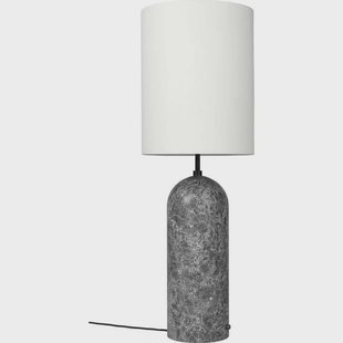 GUBI - Gravity XL High Vloerlamp Grey Marble/White