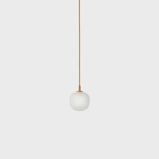 Muuto - Rime Hanglamp Ø12 White/Orange
