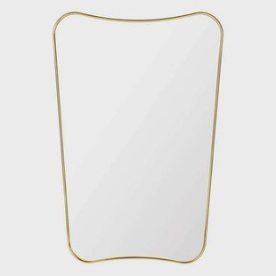 GUBI - F.A. 33 Gio Ponti Spiegel 54X80 Polished Brass