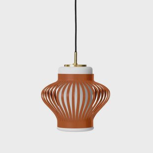 Warm Nordic - Opal Lamella Hanglamp Rusty Red