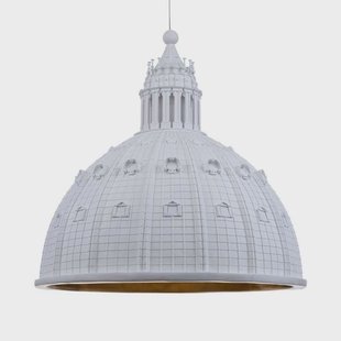 SELETTI - Cupolone Quarantacincinque Hanglamp Ø45 White