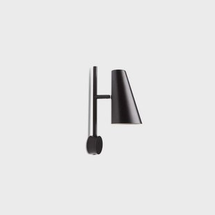 Woud - Cono Wandlamp Black