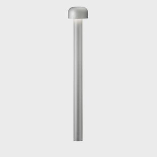 Bellhop Buiten Bollard H850 2700K Grey FLOS - Terras - Metaal