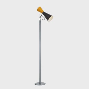 Parliament Vloerlamp Black/Yellow Nemo Lighting - Woonkamer - Vintage / Retro - Metaal