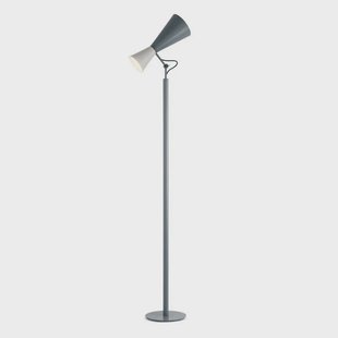 Parliament Vloerlamp Grey/White Nemo Lighting - Woonkamer - Vintage / Retro - Metaal
