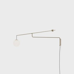 Malamata Wandlamp Brass Luceplan - Metaal