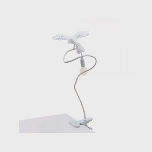 SELETTI - Sparrow Cruising Klemlamp White