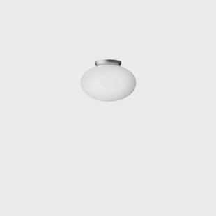 Nuura Aps - Rizzatto 301 Wand-/Plafondlamp Satin Silver/Opal Nuura