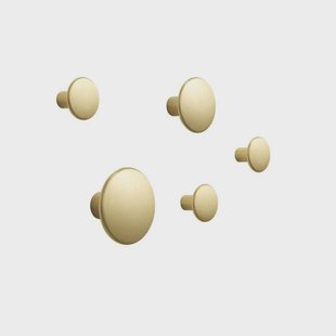 Muuto - Dots Metal Set Of 5 Brass