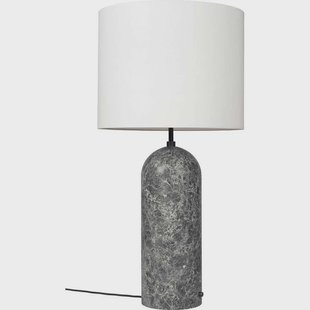 GUBI - Gravity XL Low Vloerlamp Grey Marble/White