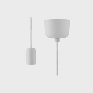 Normann Copenhagen - Ophangset w/Lampfitting 2,5 m White