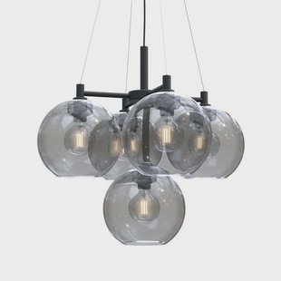 Gloria Hanglamp Ø67 Zwart/Smoke Belid - Eetkamer - Metaal