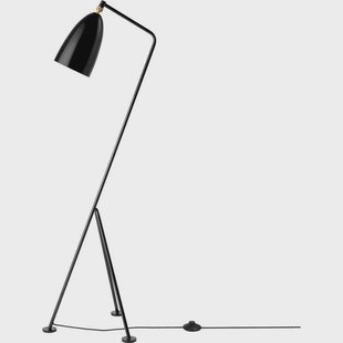 GUBI - Gräshoppa Vloerlamp Glossy Black