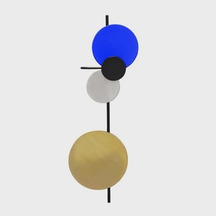 PLEASE WAIT to be SEATED - Planet Wandlamp Electric Blue