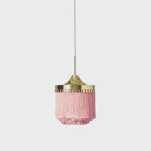 Fringe Hanglamp Ø20 Pale Pink Warm Nordic - Woonkamer - Vintage / Retro - Metaal