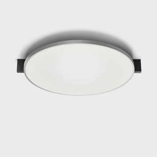 LIGHT-POINT - Inlay Round C3 plafondlamp, zwart/zilver