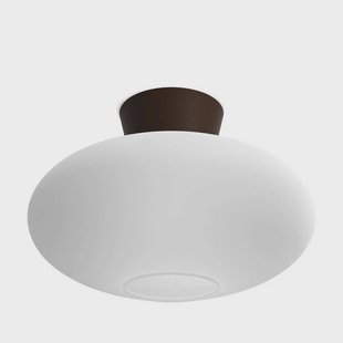 Bullo Plafondlamp XL Ø38 Oxid/Opal Belid - Woonkamer - Metaal