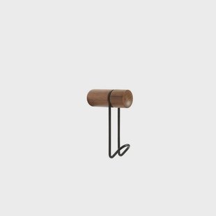 Woud - Around Kapstokhaak Small Walnut/Black