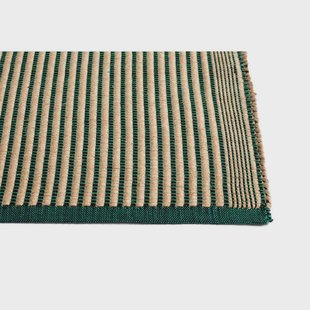 HAY - Tapis Vloerkleed 80 x 200 Black/Green