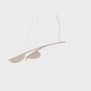 Almendra S2 Y Short Hanglamp Nude FLOS - Woonkamer - Aluminium