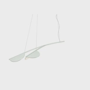 Almendra S2 Y Short Hanglamp Off-White FLOS - Woonkamer - Aluminium