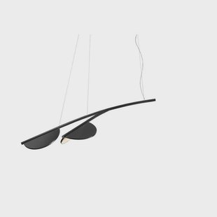 Almendra S2 Y Short Hanglamp Anthracite FLOS - Woonkamer - Aluminium