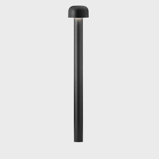 Bellhop Buiten Bollard H850 2700K Black FLOS - Terras - Metaal